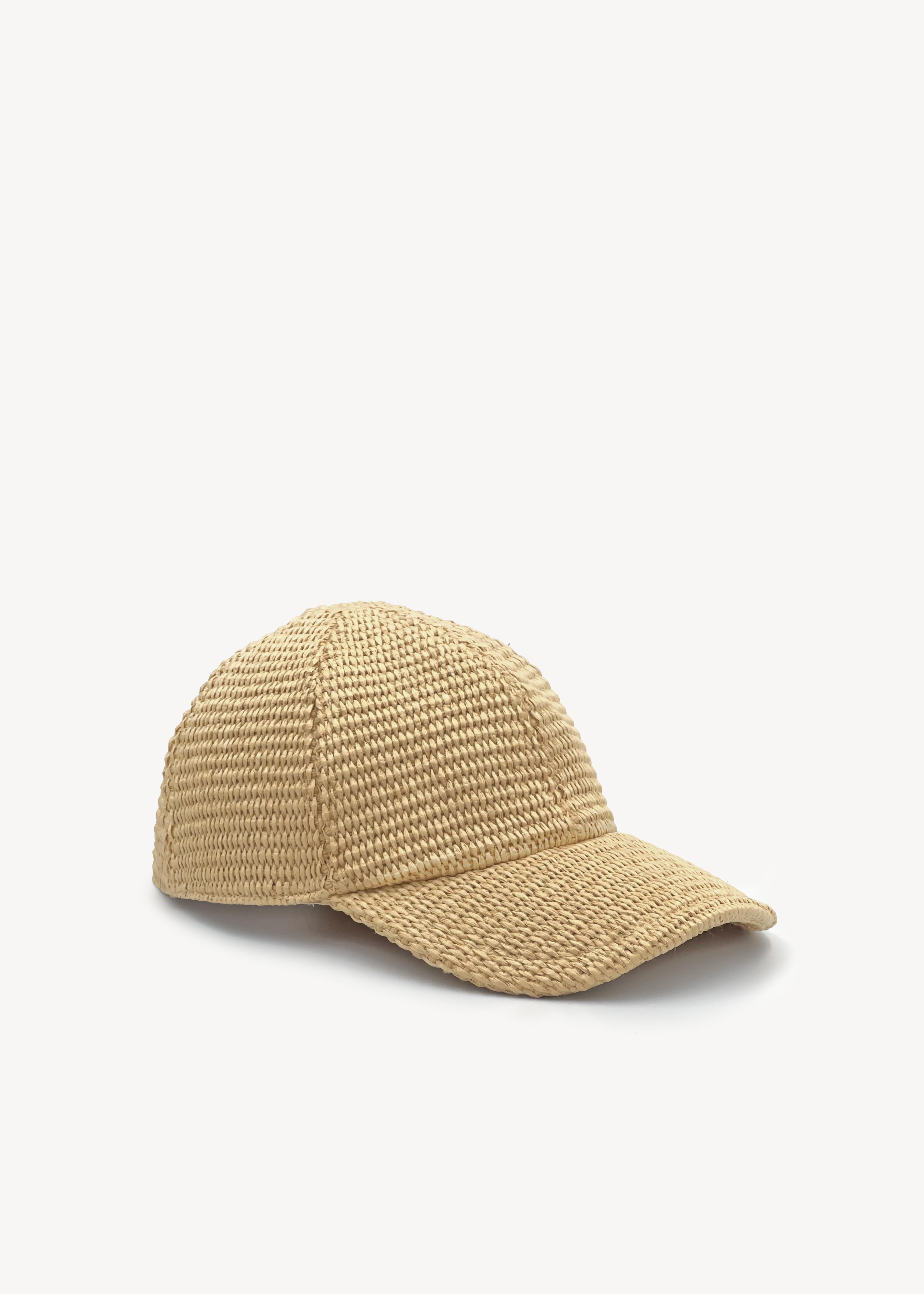TAISSA - CAPPELLO BASEBALL NATURALE IN RAFIA