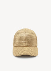 TAISSA - CAPPELLO BASEBALL NATURALE IN RAFIA