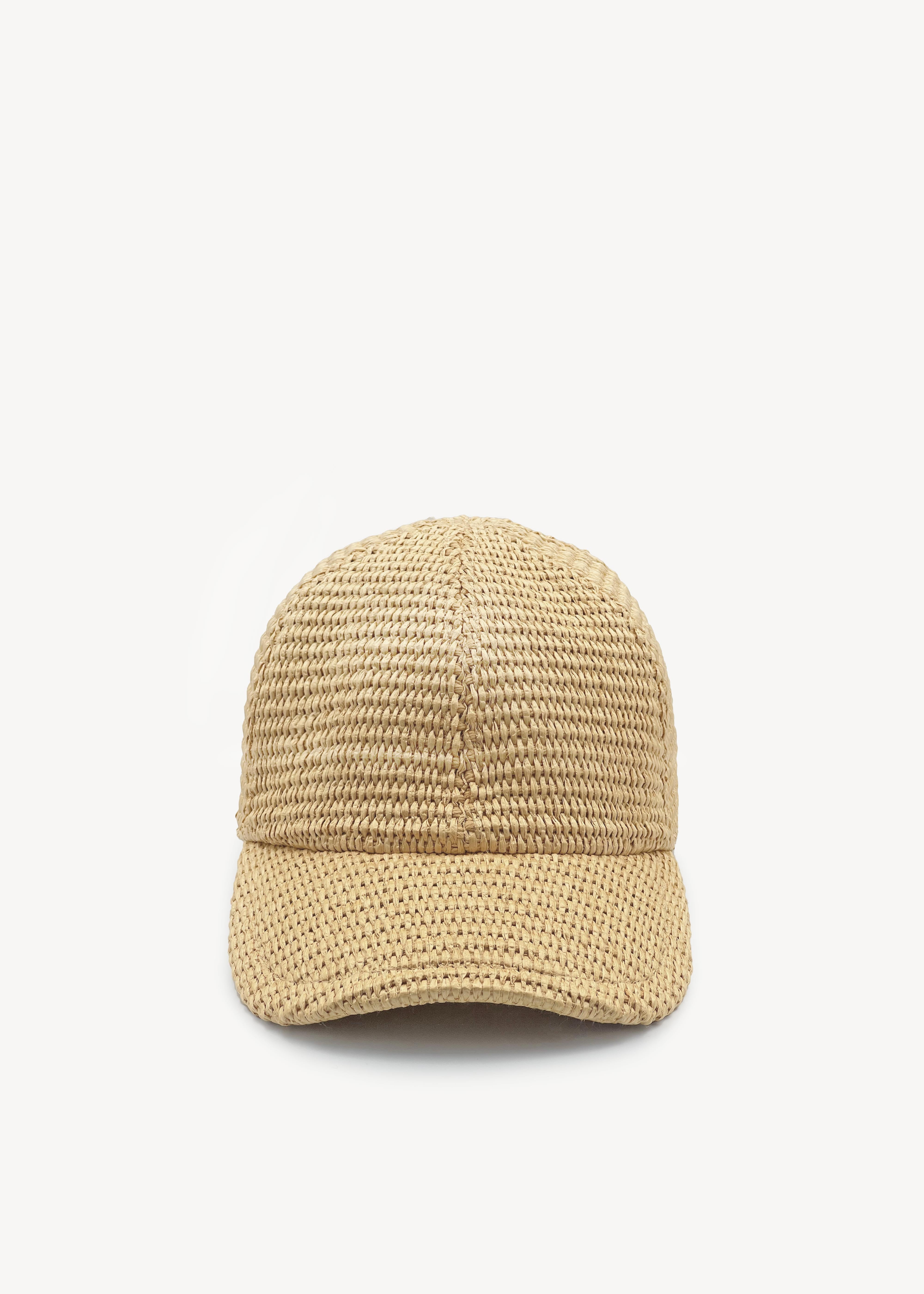 TAISSA - CAPPELLO BASEBALL NATURALE IN RAFIA