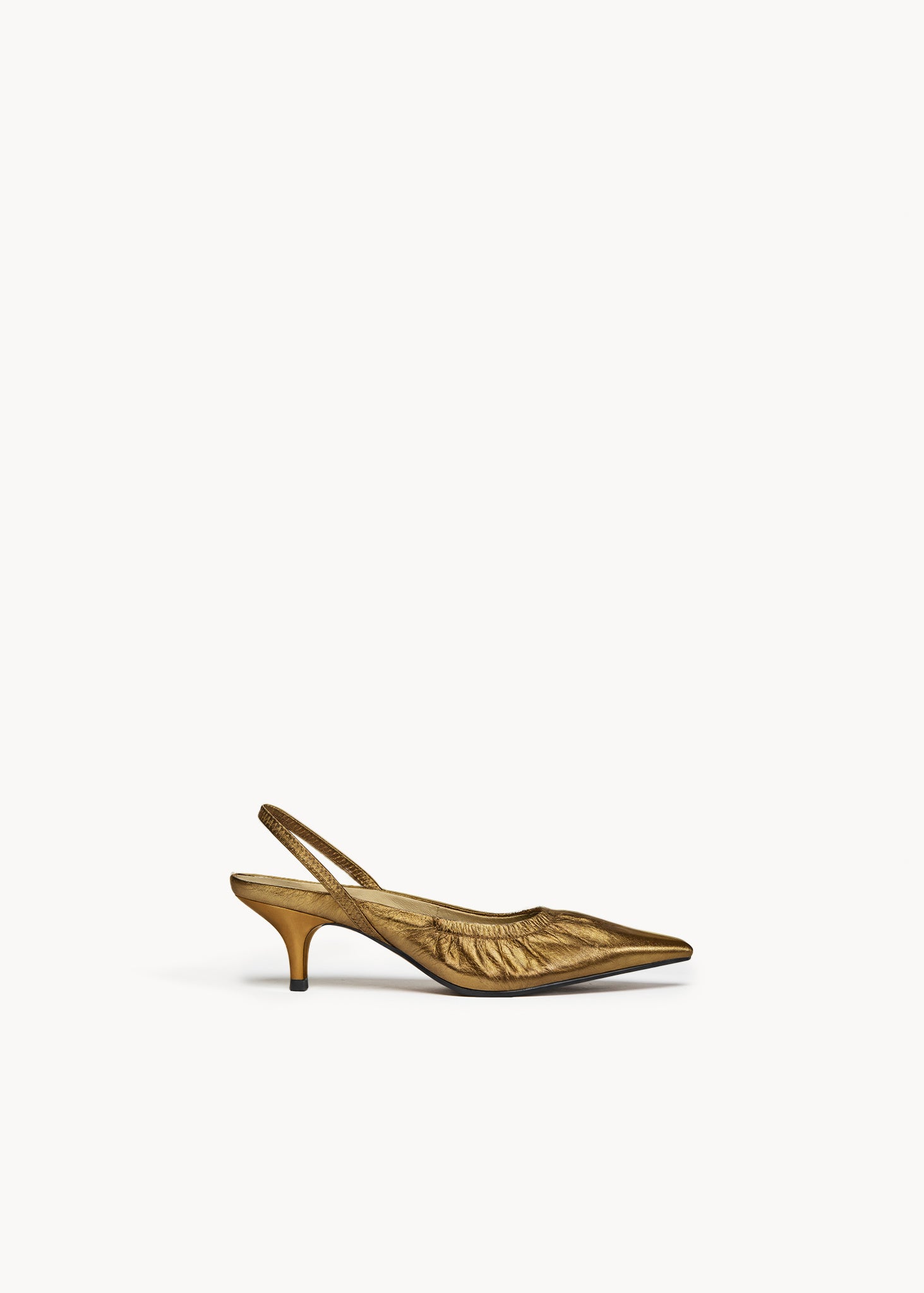 TILLY - DÈCOLLETÈ IN PELLE SOFT METAL BRONZE