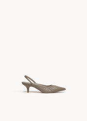 TILLY - CASHMERE LEATHER SLINGBACK