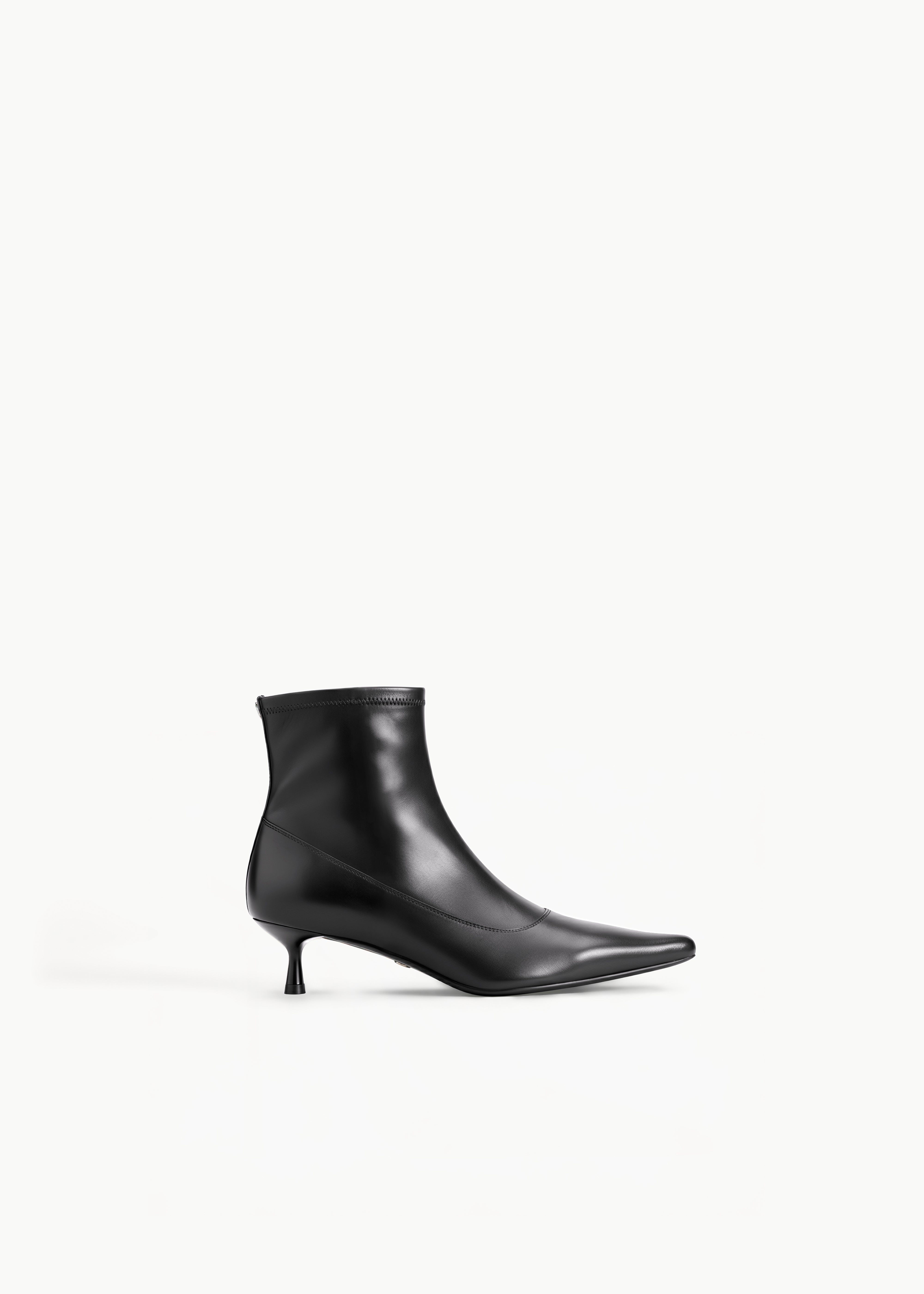 SKYLER - STIVALETTO NERO INCHIOSTRO IN PELLE 