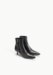 SKYLER - STIVALETTO NERO INCHIOSTRO IN PELLE 
