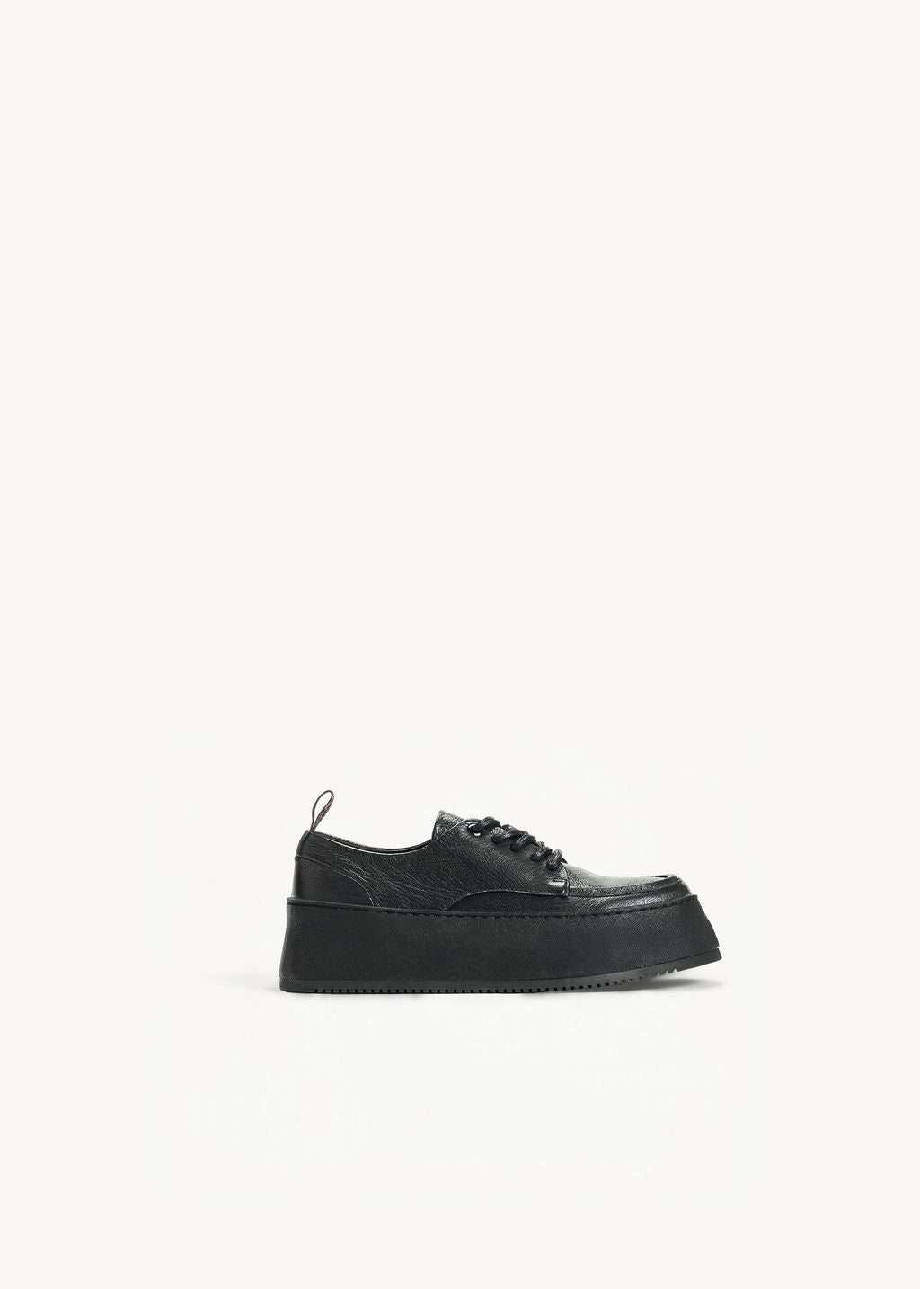 SERENA - SNEAKERS PLATFORM NERO INCHIOSTRO IN PELLE