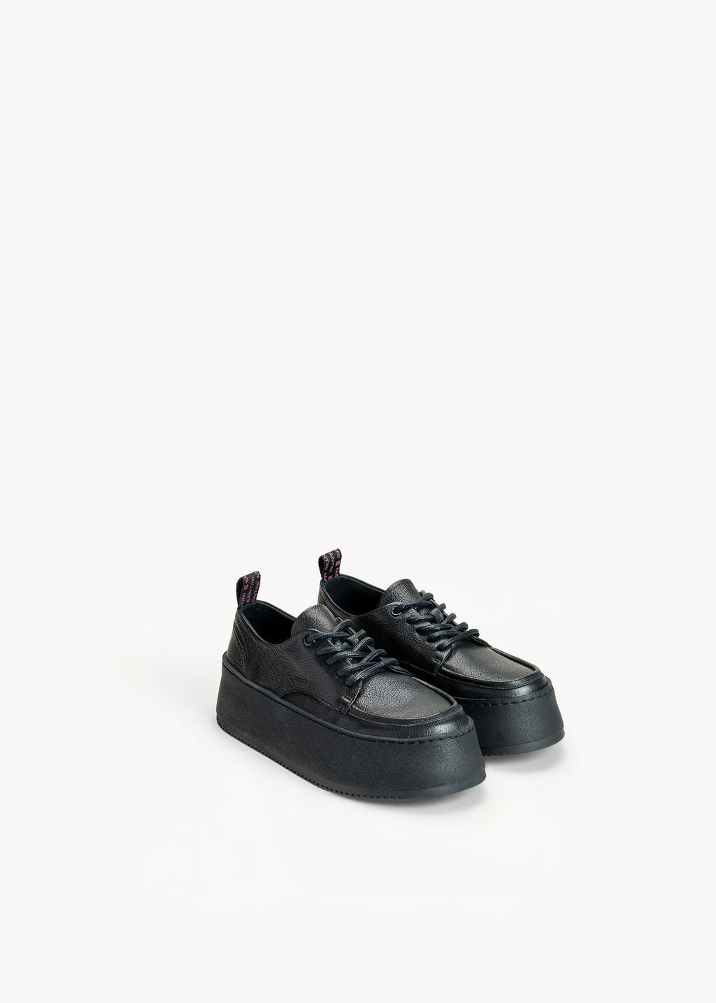 SERENA - SNEAKERS PLATFORM NERO INCHIOSTRO IN PELLE