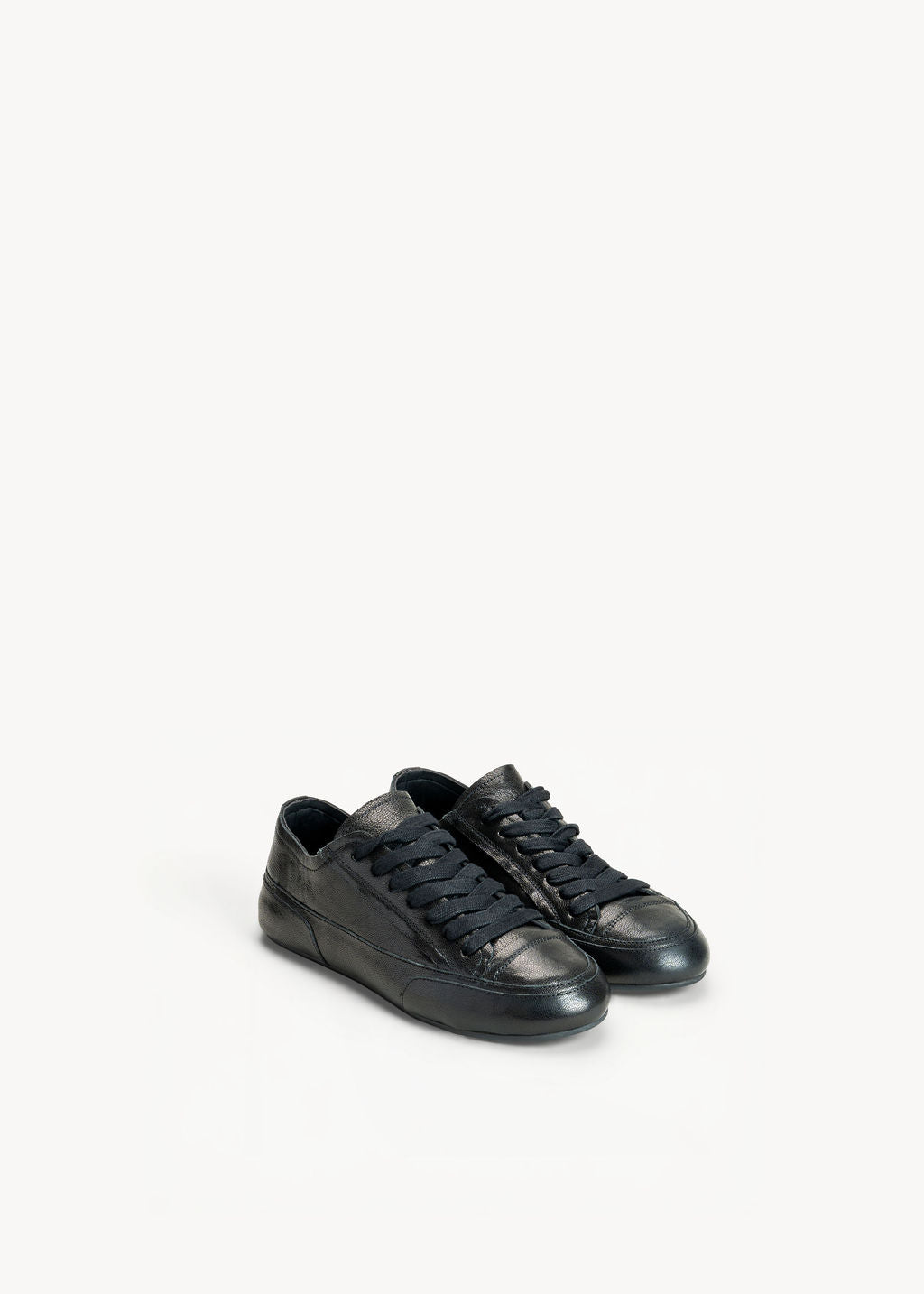 SPICE - SNEAKERS NERA IN PELLE