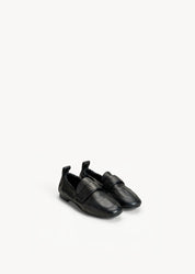 SOFIE - BLACK INK LEATHER LOAFERS