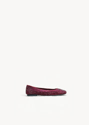STAR  - WINE FLATS WITH RHINESTONES