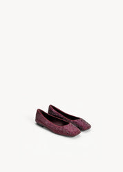 STAR  - WINE FLATS WITH RHINESTONES