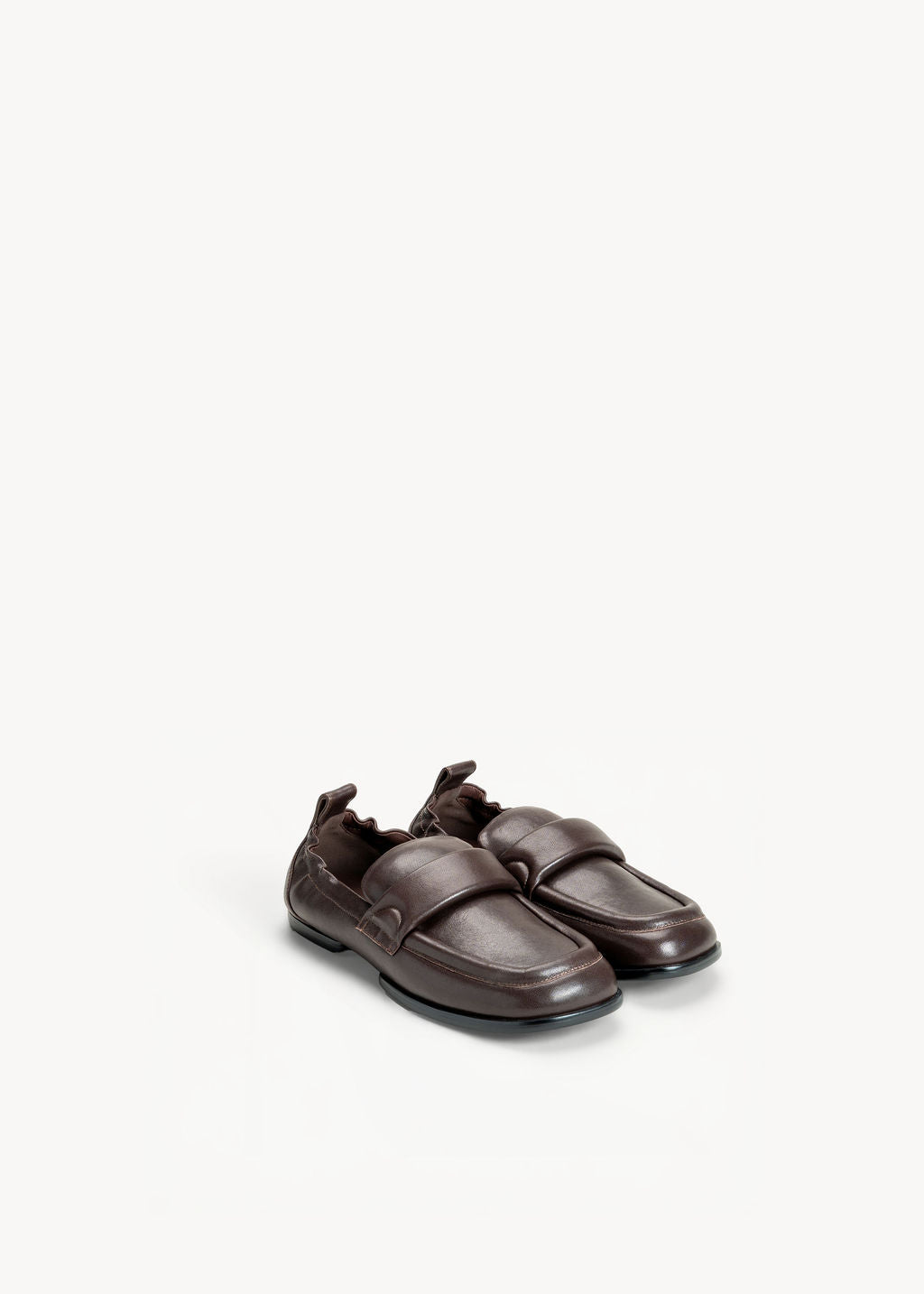NEWPORT - ESPRESSO LEATHER LOAFERS