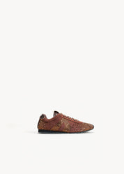 SIRI - SNEAKERS NERO ESPRESSO CON CRISTALLI