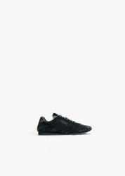 SIRI - SNEAKERS NERO INCHIOSTRO CON CRISTALLI