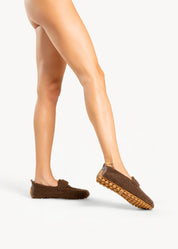 PIXIE - MOCASSINI IN MONTONE ESPRESSO