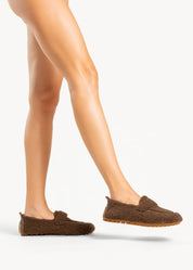 PIXIE - MOCASSINI IN MONTONE ESPRESSO