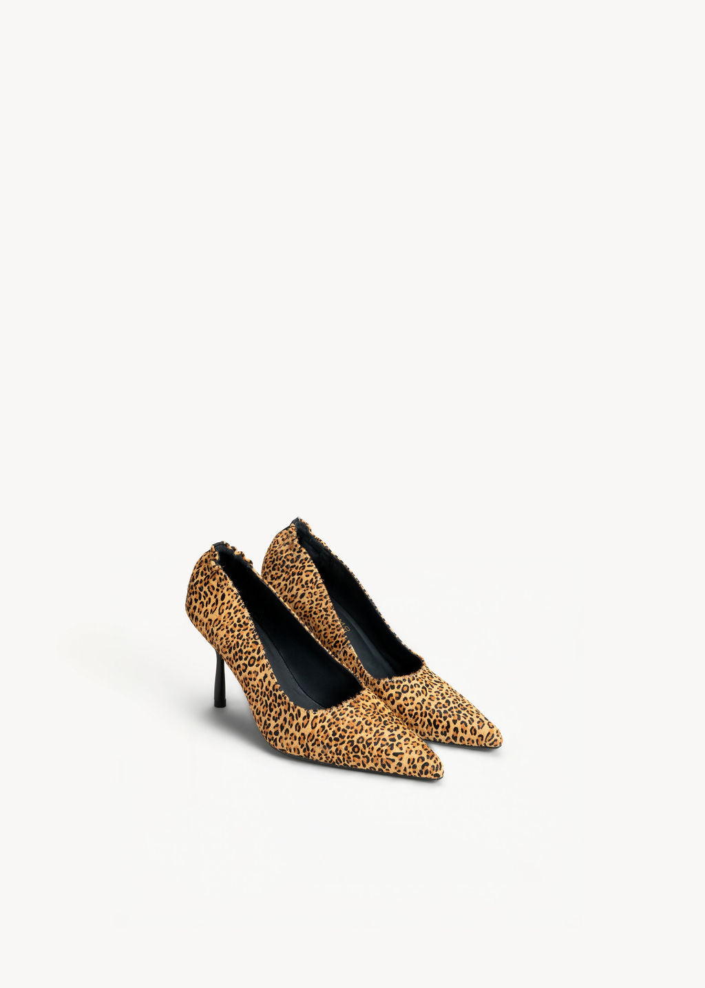 SATINE  - DÈCOLLETÈ IN CAVALLINO STAMPA LEOPARDO