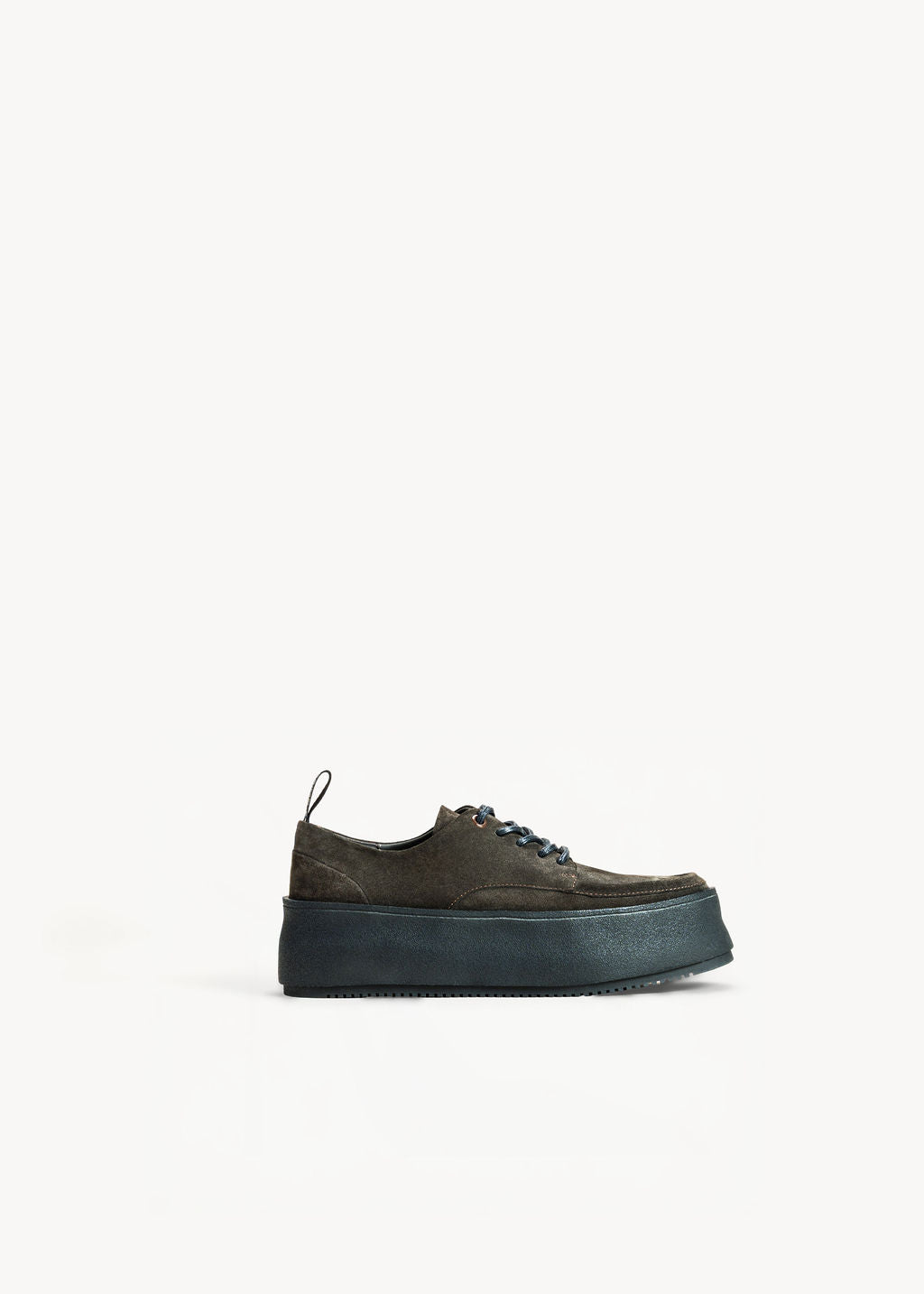 SERENA - SNEAKERS PLATFORM ARMY IN CAMOSCIO